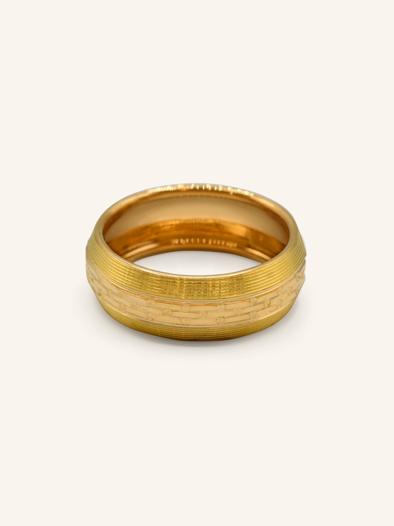 22ct Gold Band Ring 5.00 GMS - Q1/2 - Roop Darshan