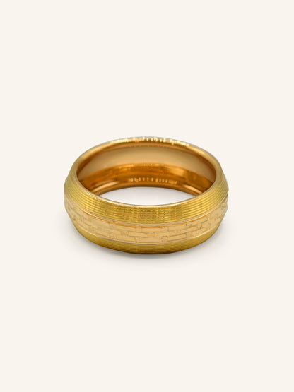 22ct Gold Band Ring 5.00 GMS - Q1/2 - Roop Darshan