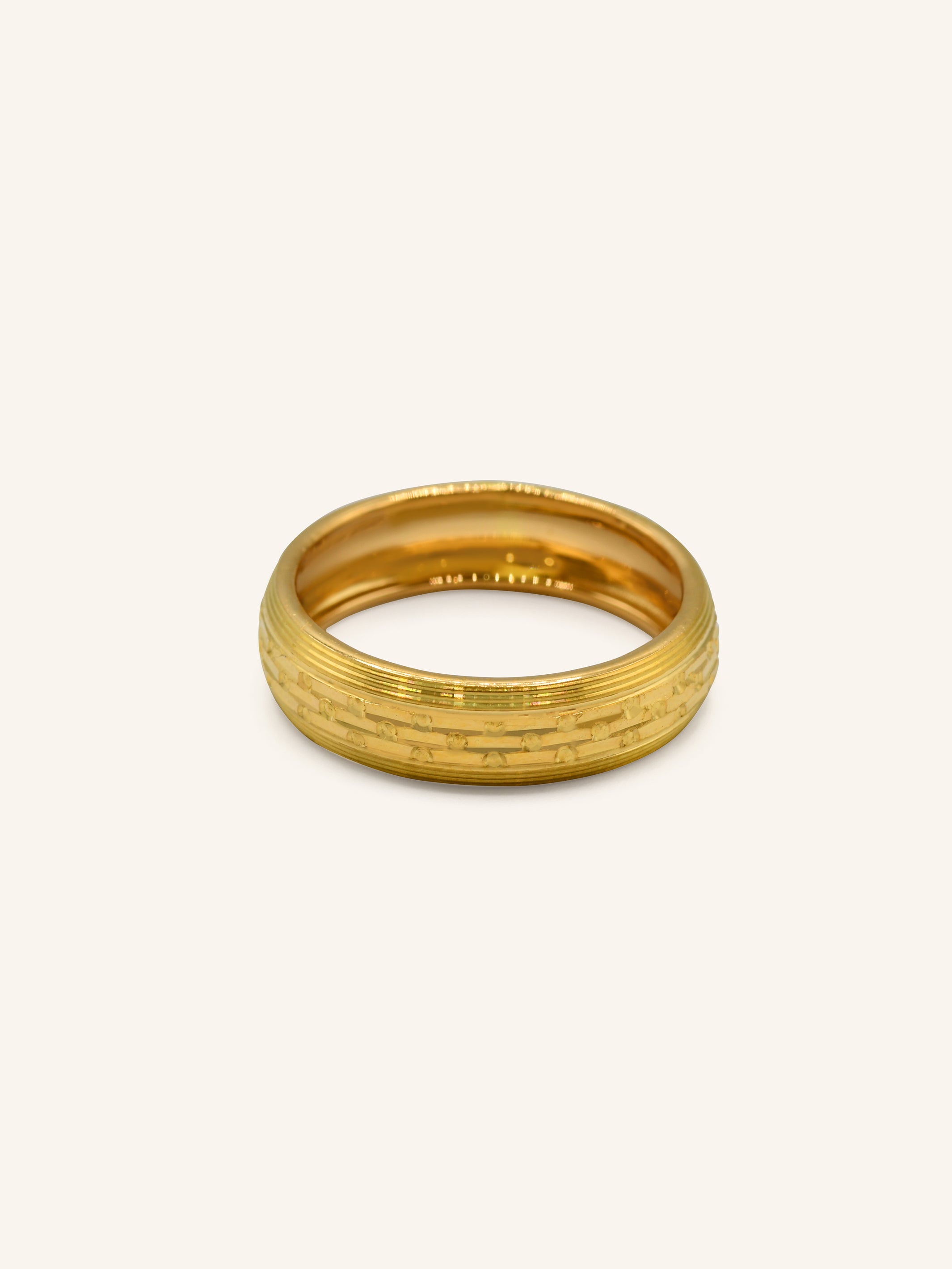 22ct Gold Band Ring 2.60 GMS - L - Roop Darshan