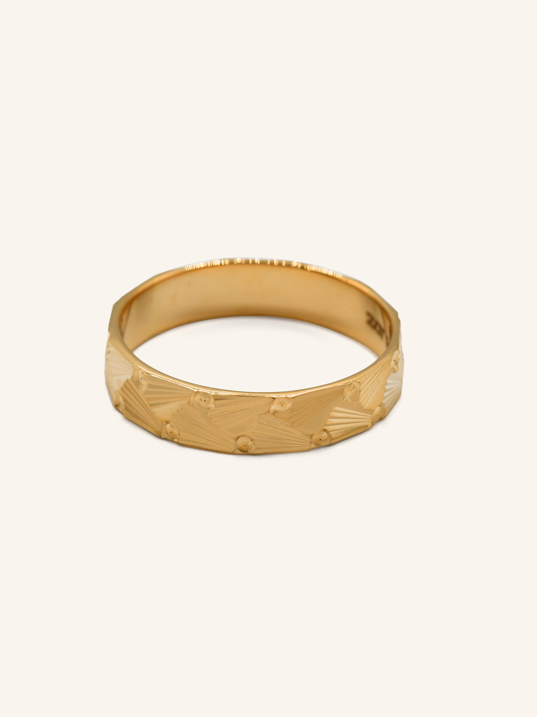 22ct Gold Band Ring 5.10 GMS - V - Roop Darshan