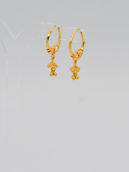 22ct Gold Ball Bali - Roop Darshan