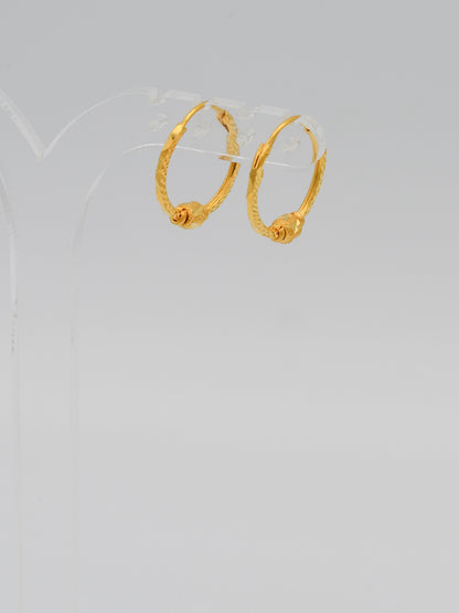 22ct Gold Ball Bali - Roop Darshan