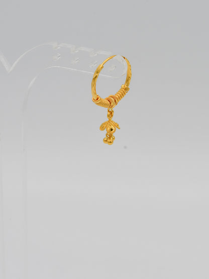 22ct Gold Jhumki Bali - Roop Darshan