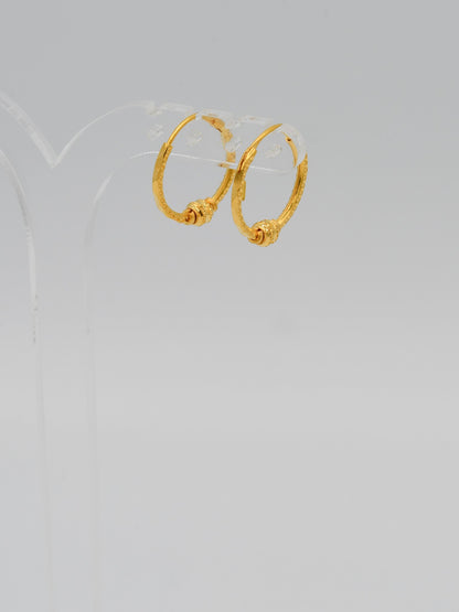 22ct Gold Ball Bali - Roop Darshan