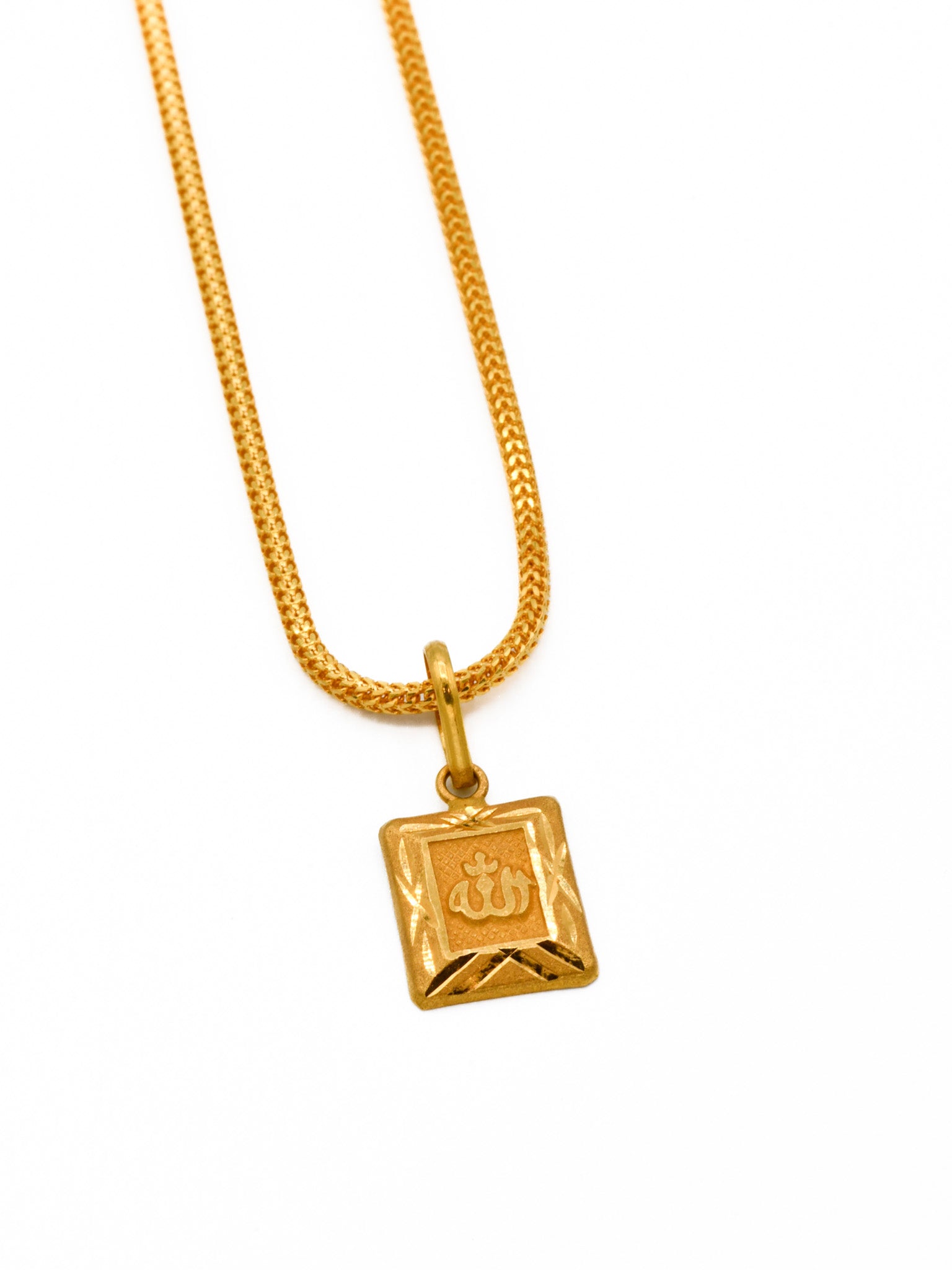 Muslim Allah Islam Pendant Necklace Golden | eBay
