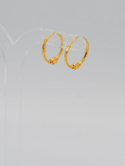 22ct Gold Ball Bali - Roop Darshan