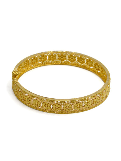 22ct Gold 2 Piece Bangle - Roop Darshan
