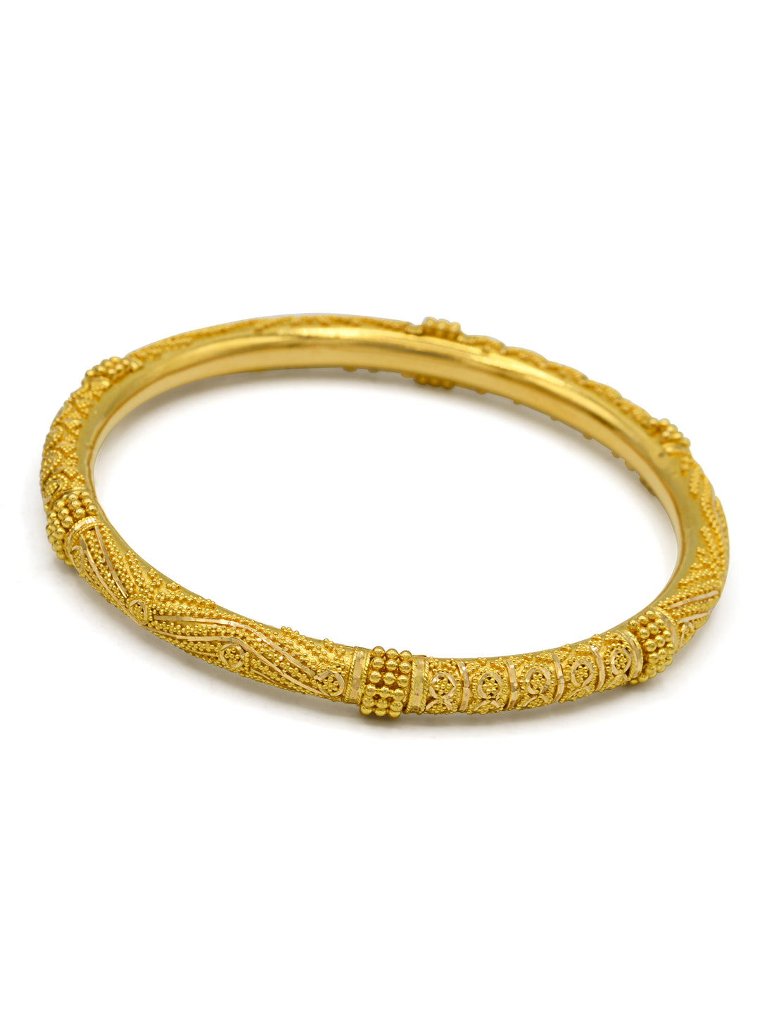 22ct Gold 2 Piece Bangle - Roop Darshan