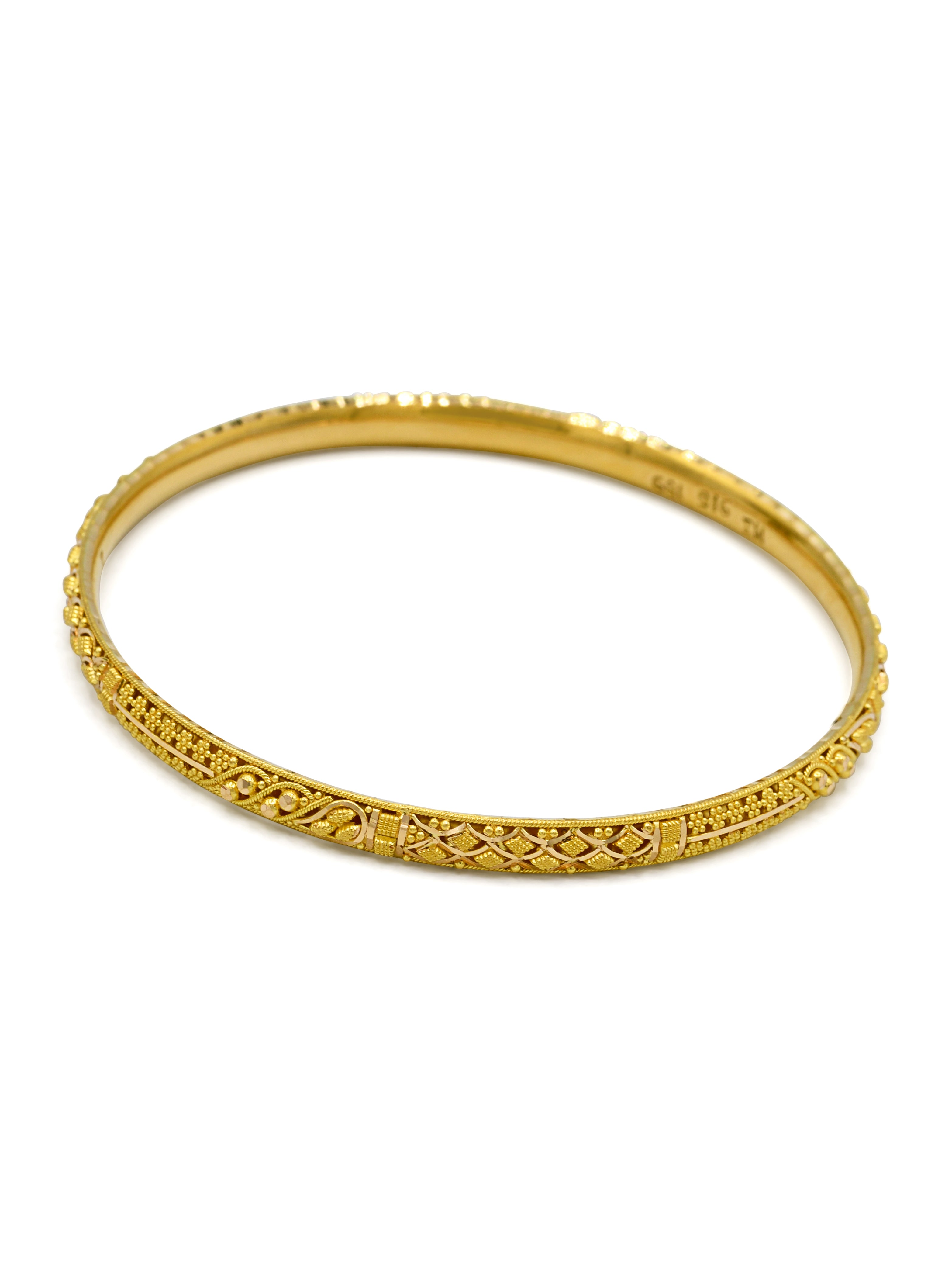 22ct Gold 2 Piece Bangle - Roop Darshan