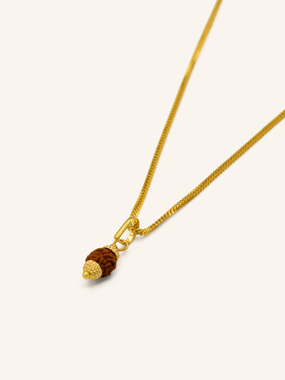 22ct Gold Rudraksha Pendant 0.89 GMS - Roop Darshan