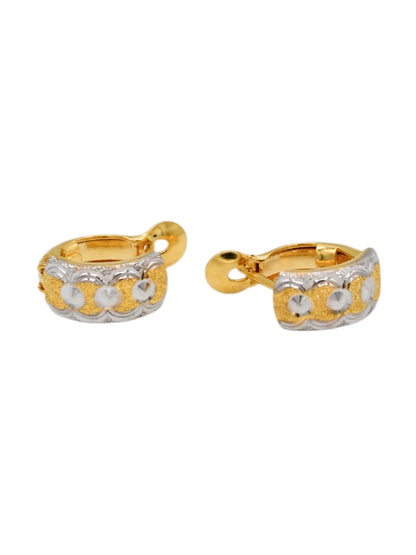 22ct Gold Two Tone Spring Bali - Roop Darshan