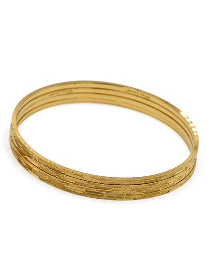 22ct Gold 4 Piece Bangle - Roop Darshan