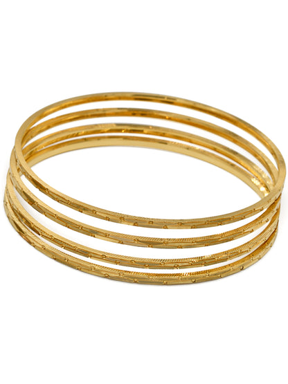 22ct Gold 4 Piece Bangle - Roop Darshan