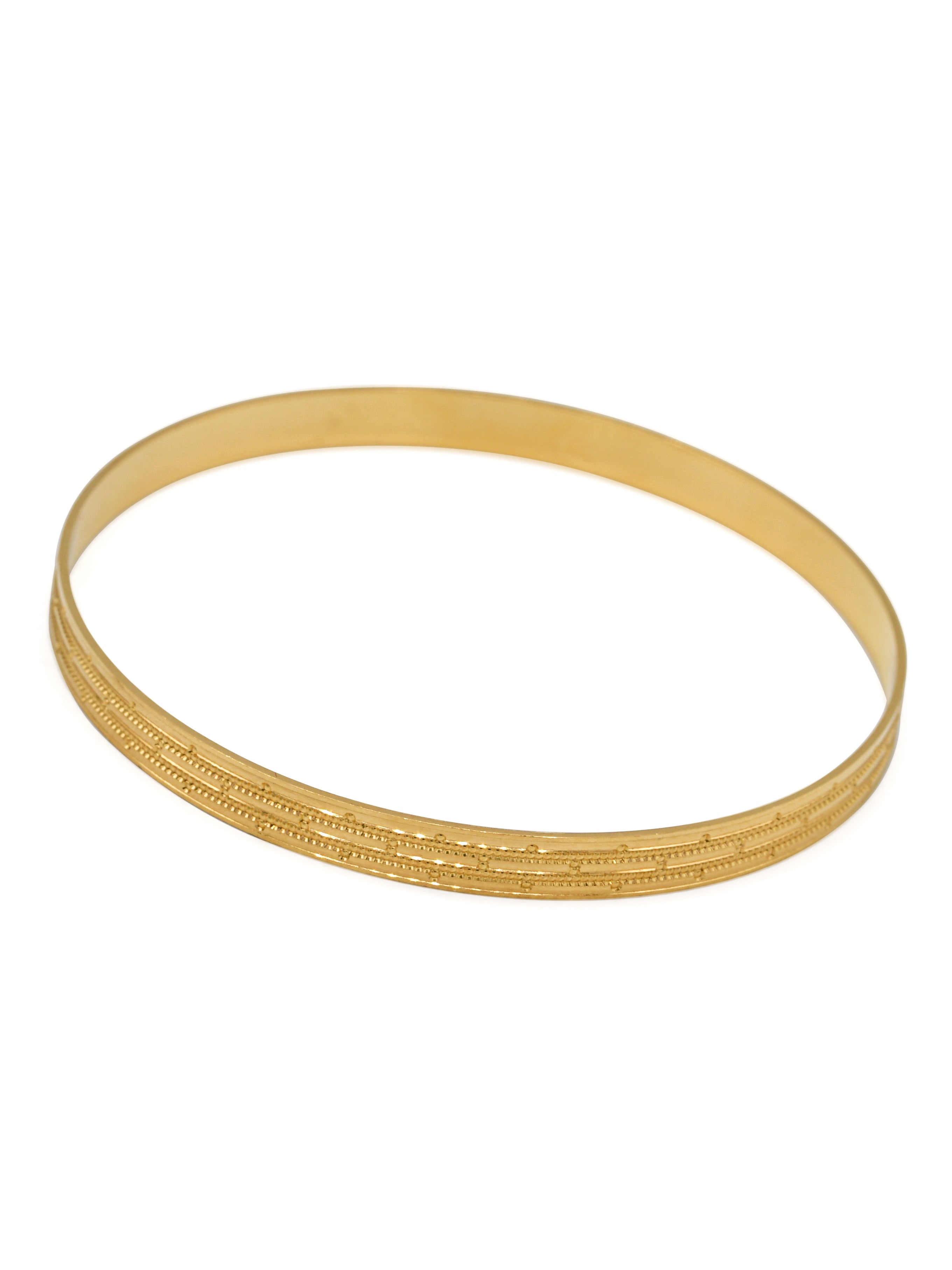 22ct Gold Pair Bangle - Roop Darshan