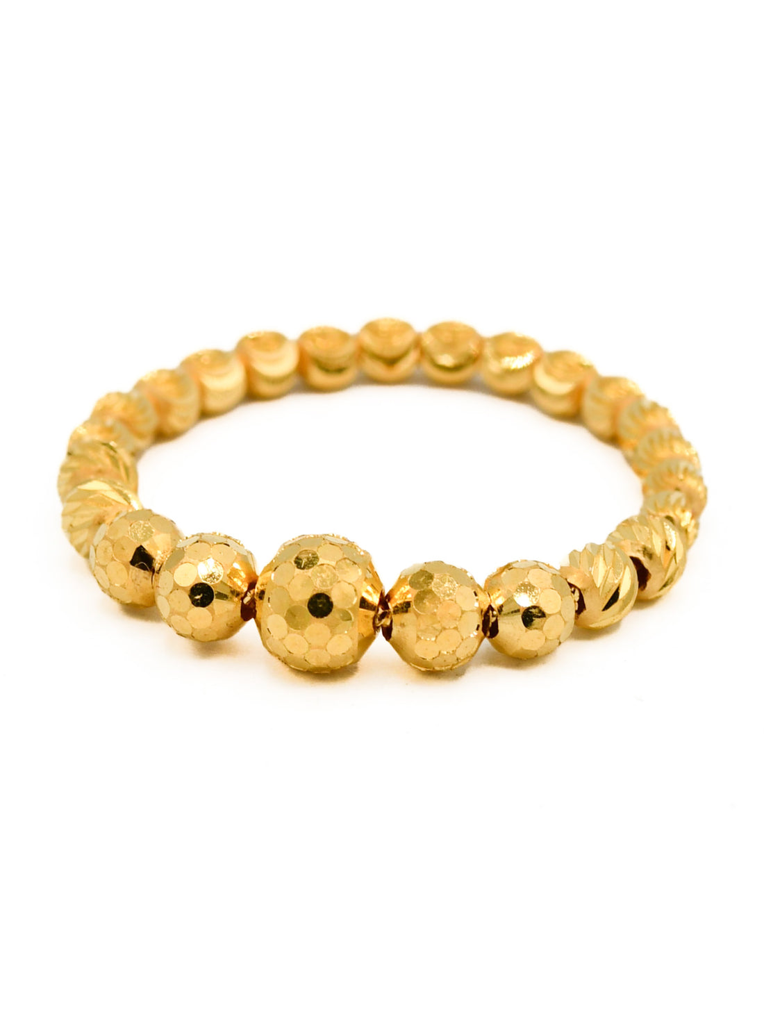 22ct Gold Ball Ladies Ring - Roop Darshan