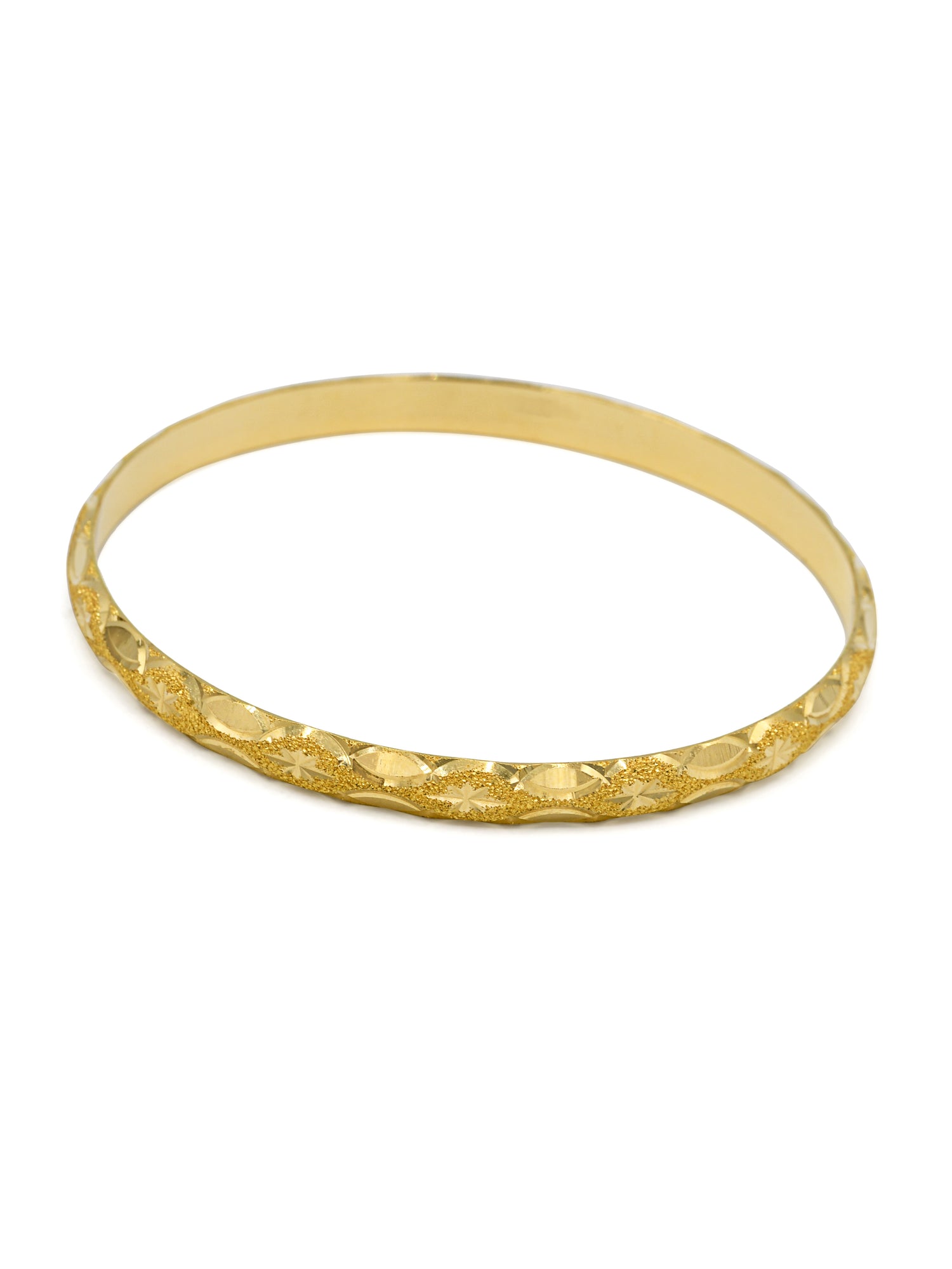 22ct Gold 2 Piece Bangle - Roop Darshan