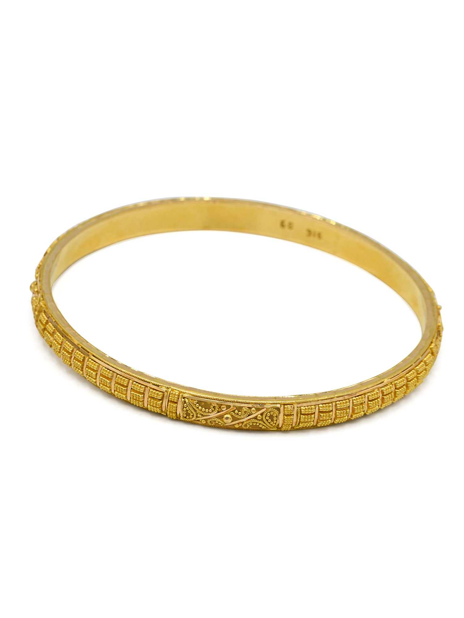 22ct Gold 2 Piece Bangle - Roop Darshan