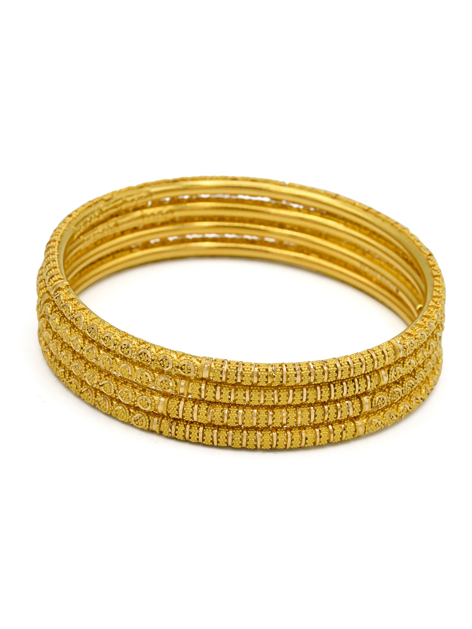 22ct Gold 4 Piece Bangles - Roop Darshan