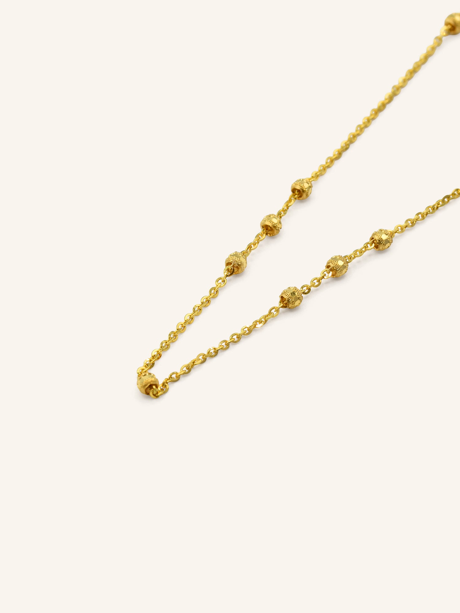 22ct Gold Ball Fancy Chain 4.26 GMS - Roop Darshan
