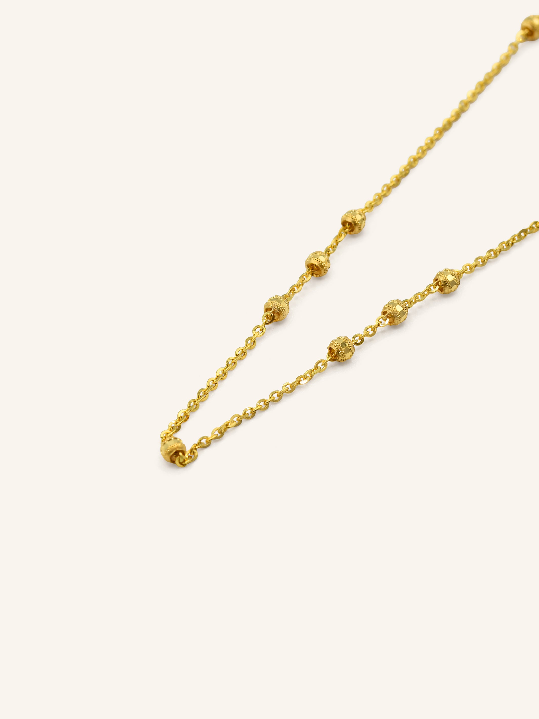 22ct Gold Ball Fancy Chain 4.26 GMS - Roop Darshan