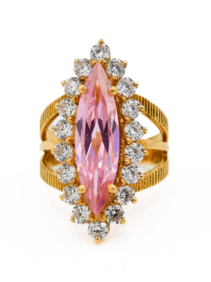 22ct Gold CZ Ladies Ring - Roop Darshan