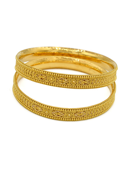 22ct Gold 2 Piece Bangle - Roop Darshan
