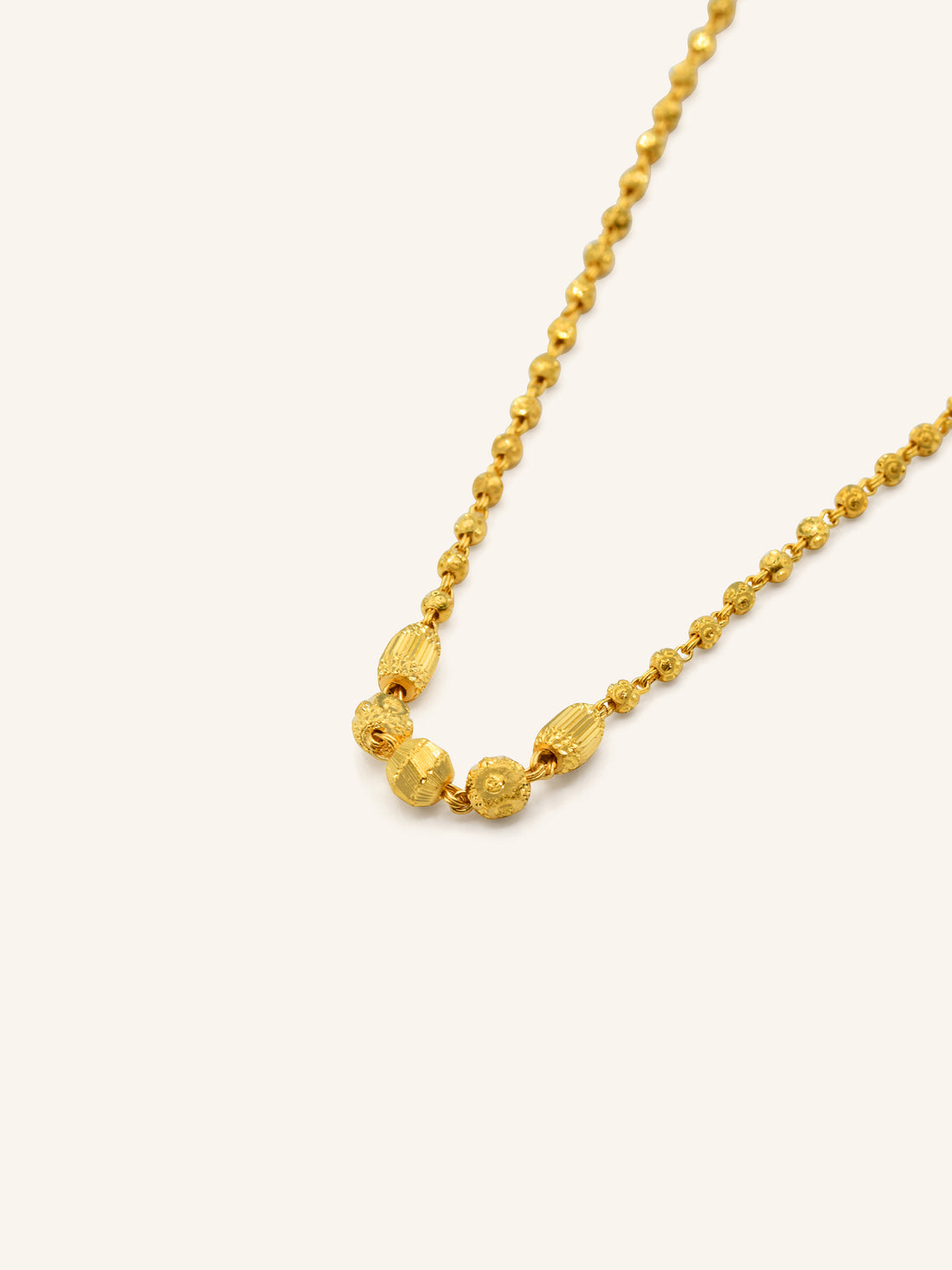 22ct Gold Ball Fancy Chain 6.85 GMS - Roop Darshan