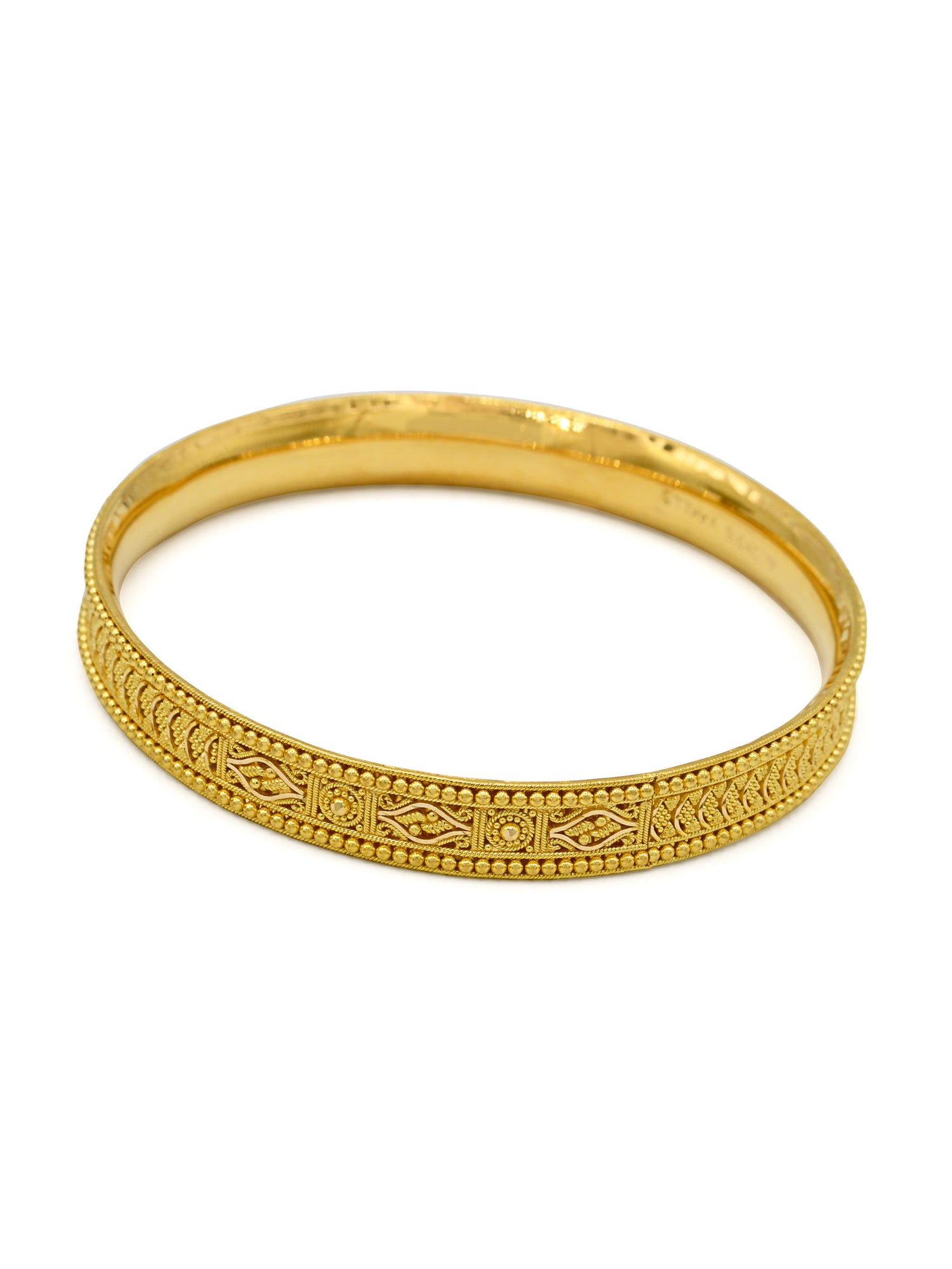 22ct Gold 2 Piece Bangle - Roop Darshan