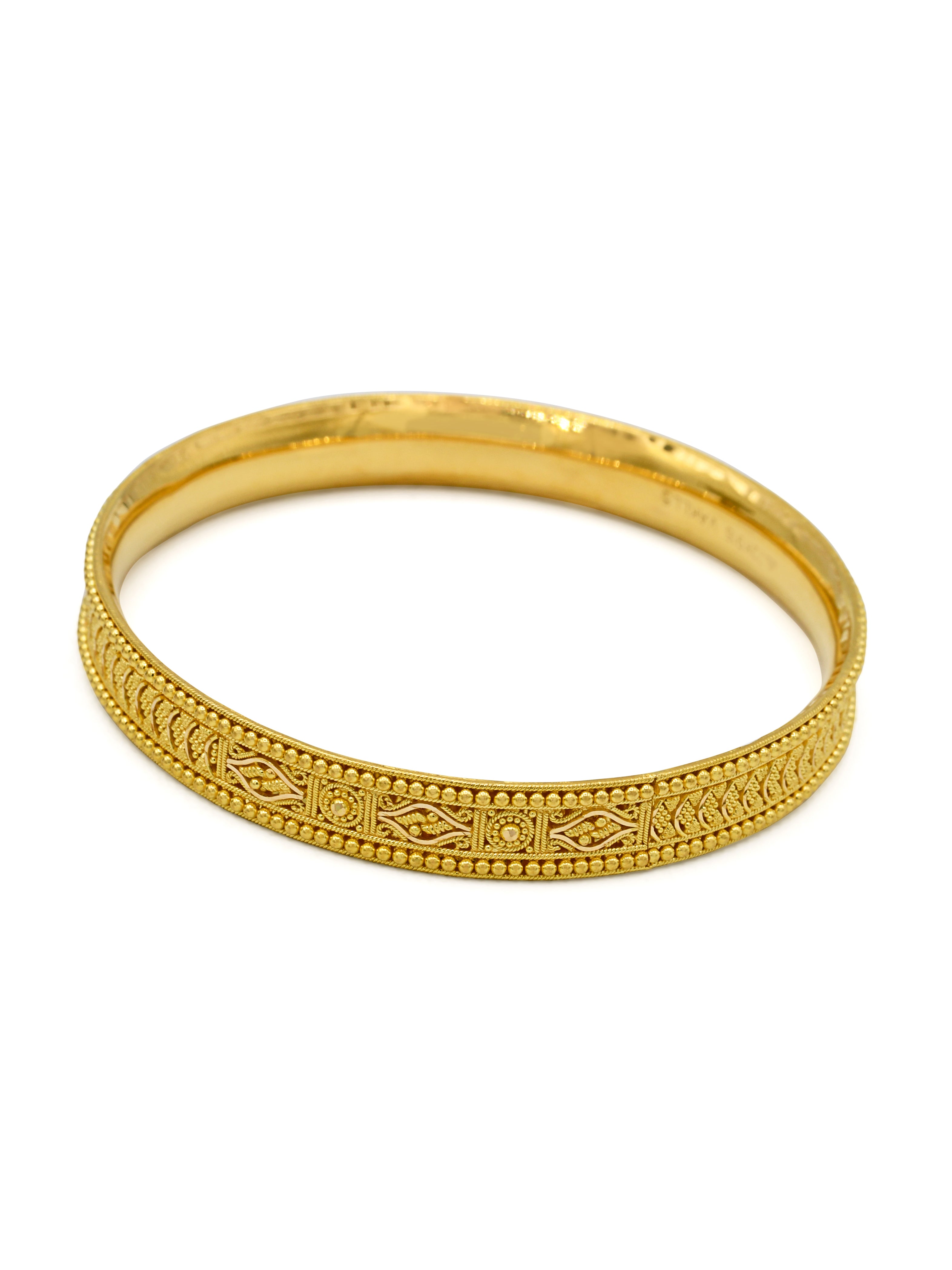 22ct Gold 2 Piece Bangle - Roop Darshan