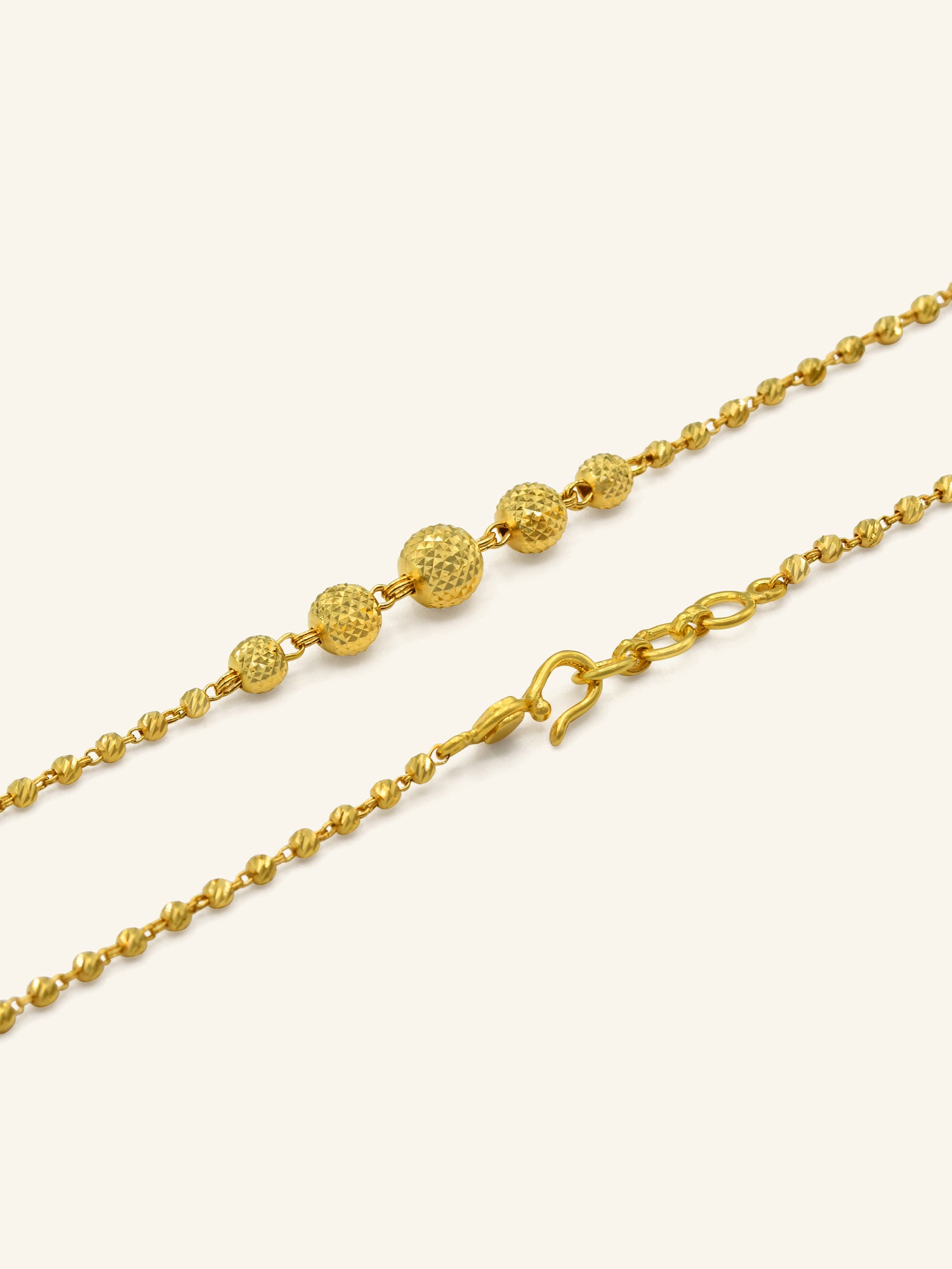 22ct Gold Ball Fancy Chain 8.00 GMS - Roop Darshan