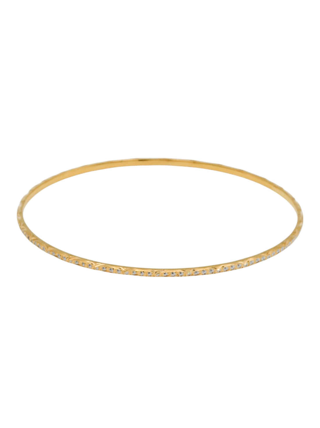 22ct Gold Two Tone 4 Bangles - Roop Darshan