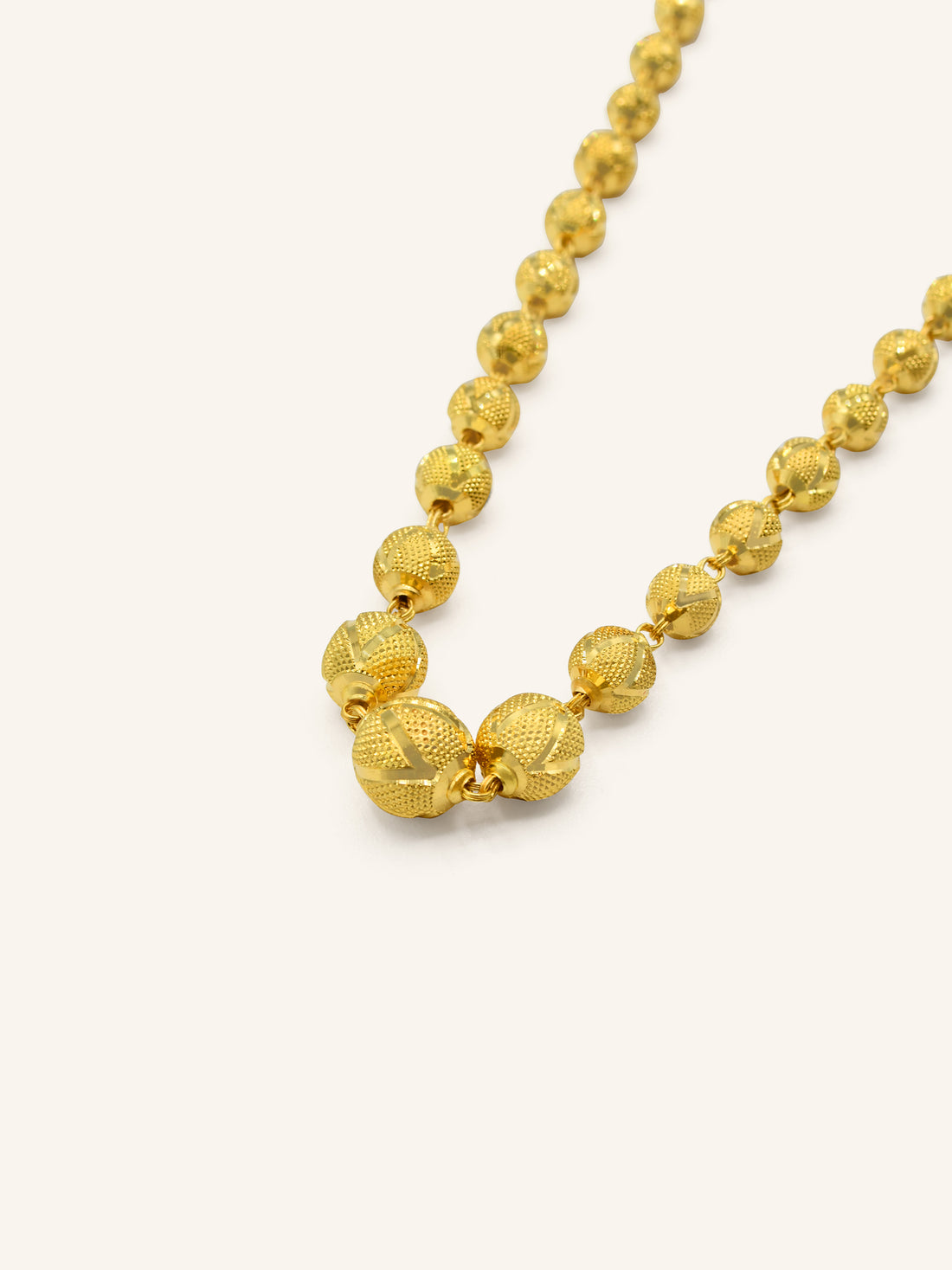 22ct Gold Ball Fancy Chain 14.88 GMS - Roop Darshan