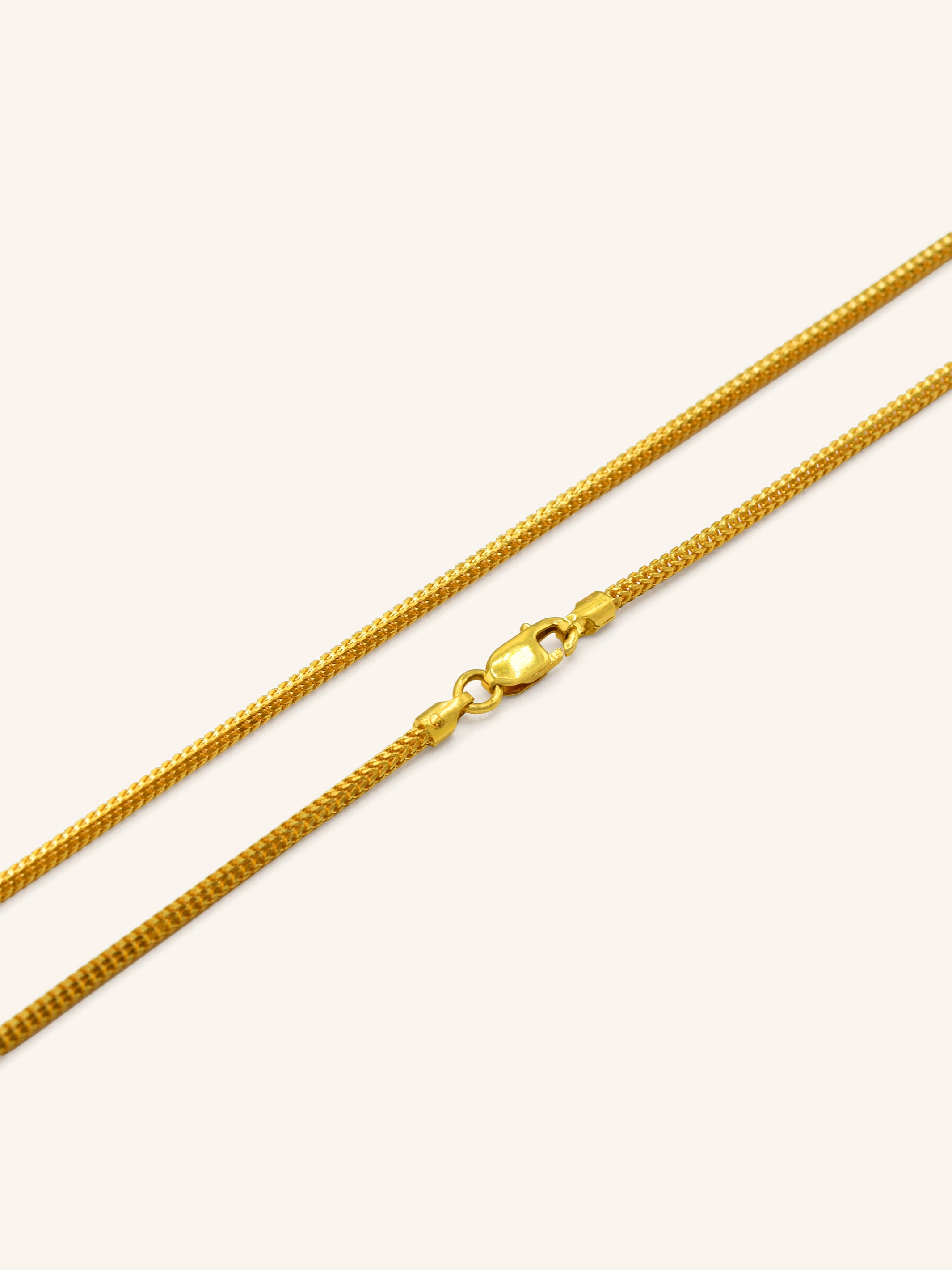 22ct Gold Chain 9.62 GMS - 60 CM - Roop Darshan