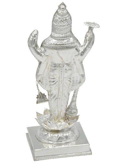 Silver Vishnu Bhagwan Murti