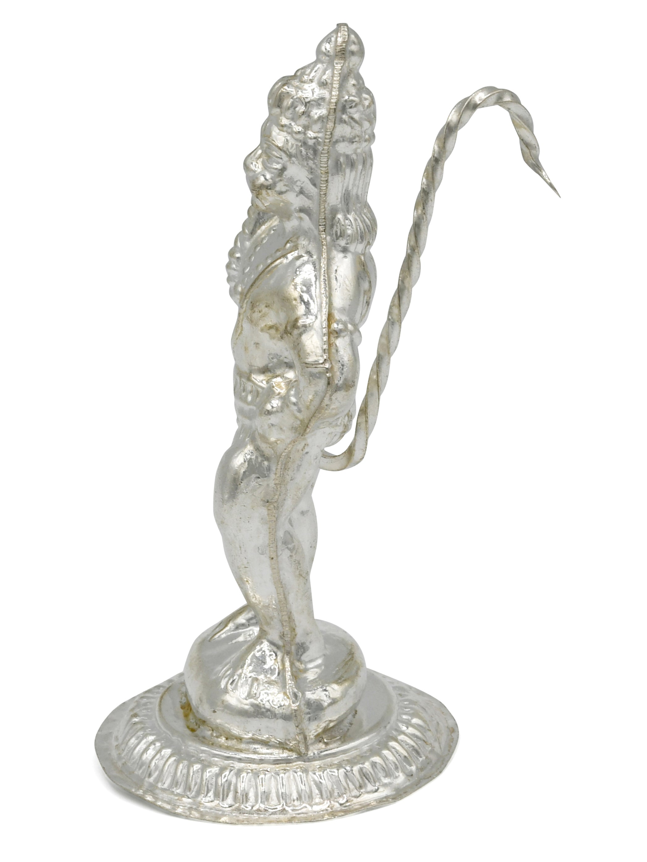 Silver Hanuman Murti - Roop Darshan