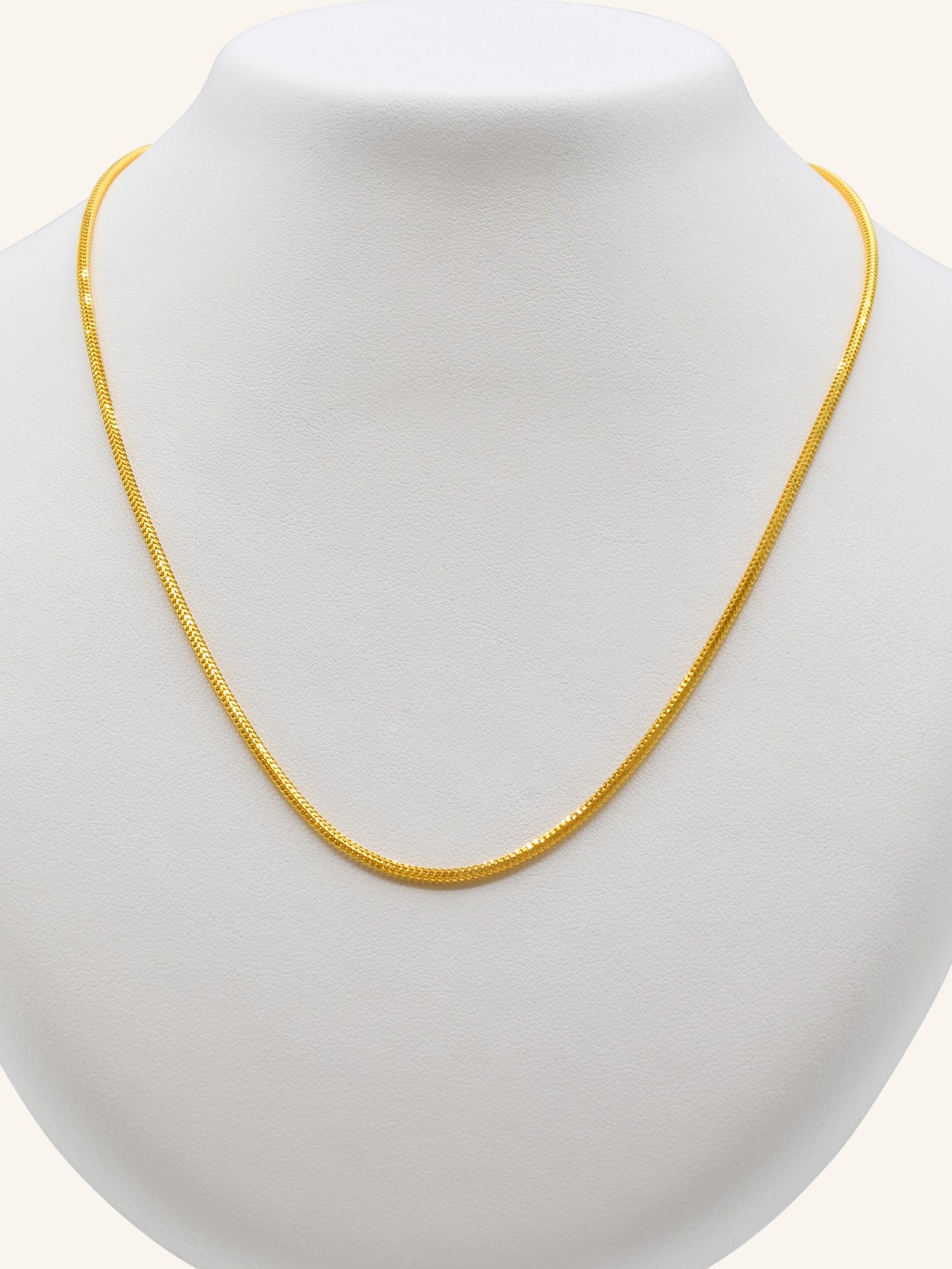 22ct Gold Chain - 45 cm - Roop Darshan
