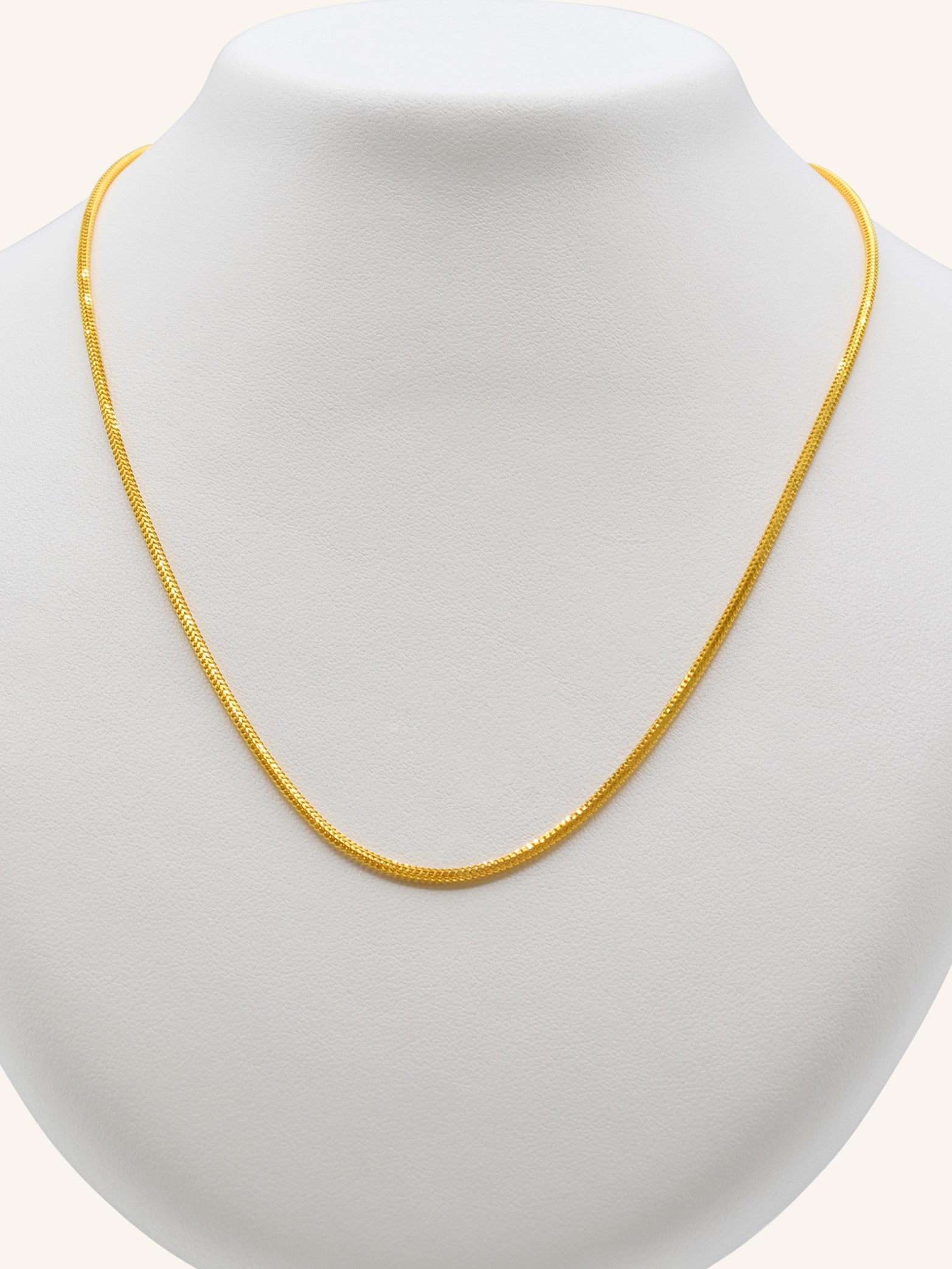 22ct Gold Chain - 45 cm - Roop Darshan