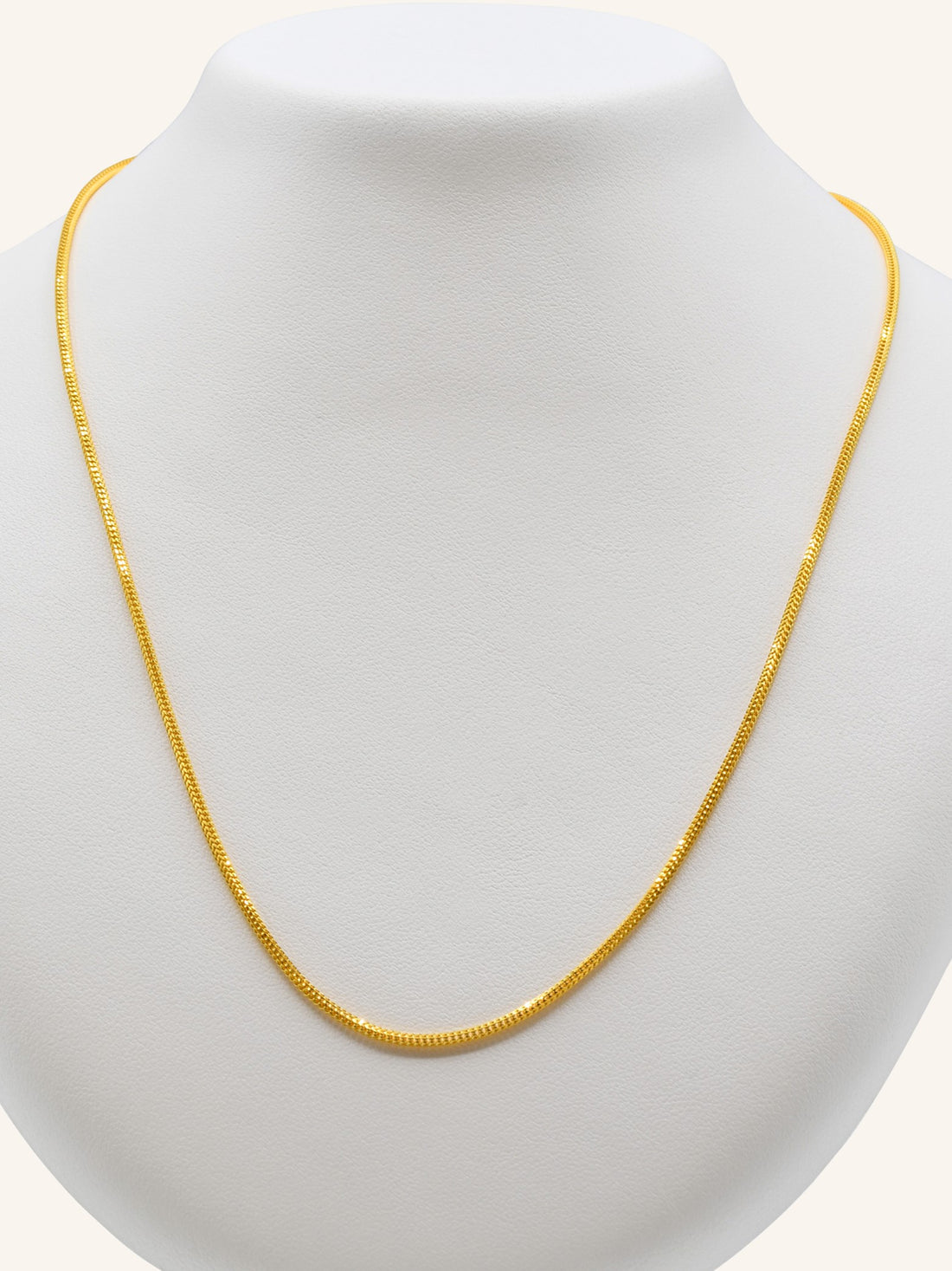 22ct Gold Chain - 50 cm - Roop Darshan