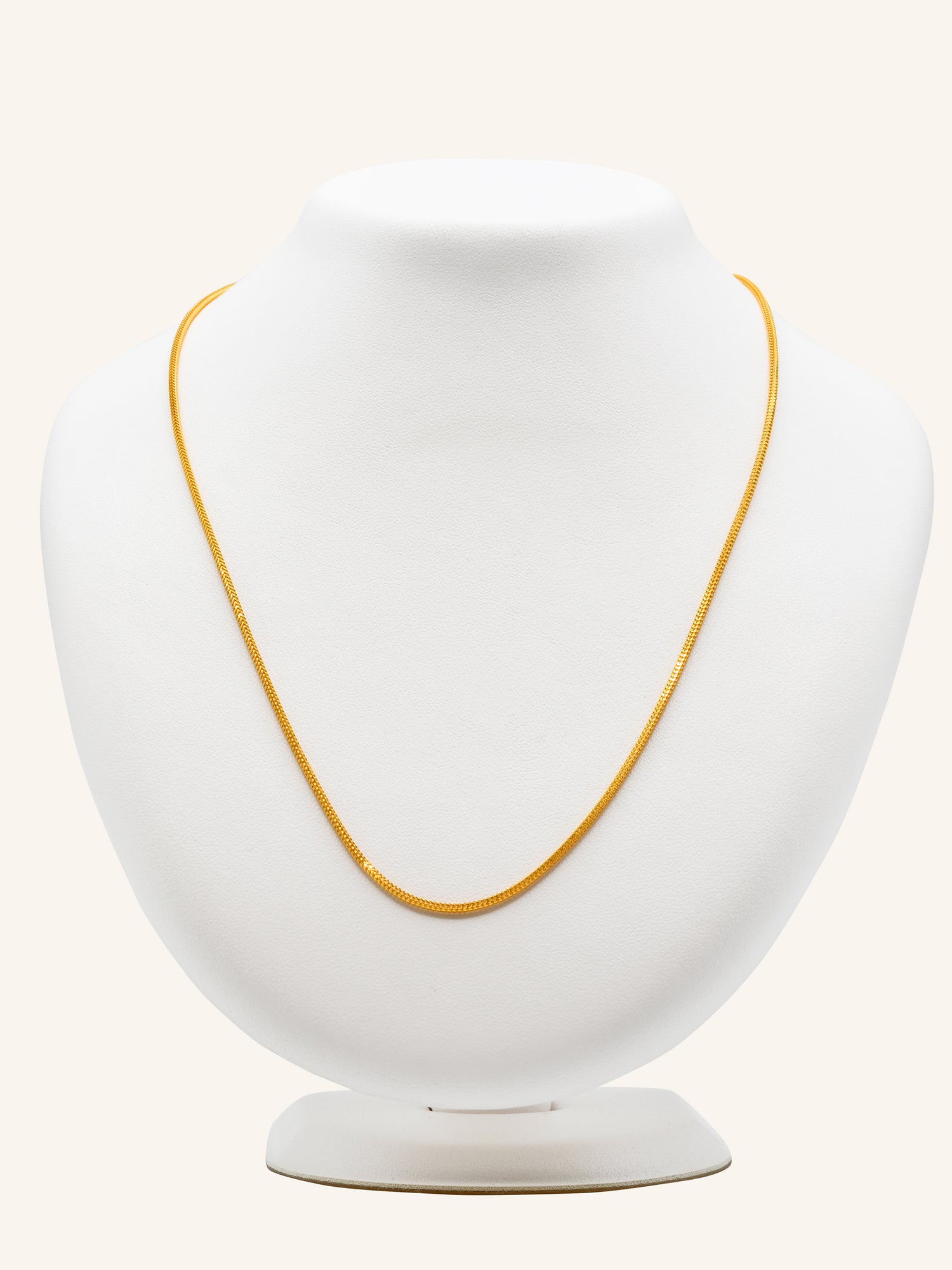22ct Gold Chain 9.62 GMS - 60 CM - Roop Darshan