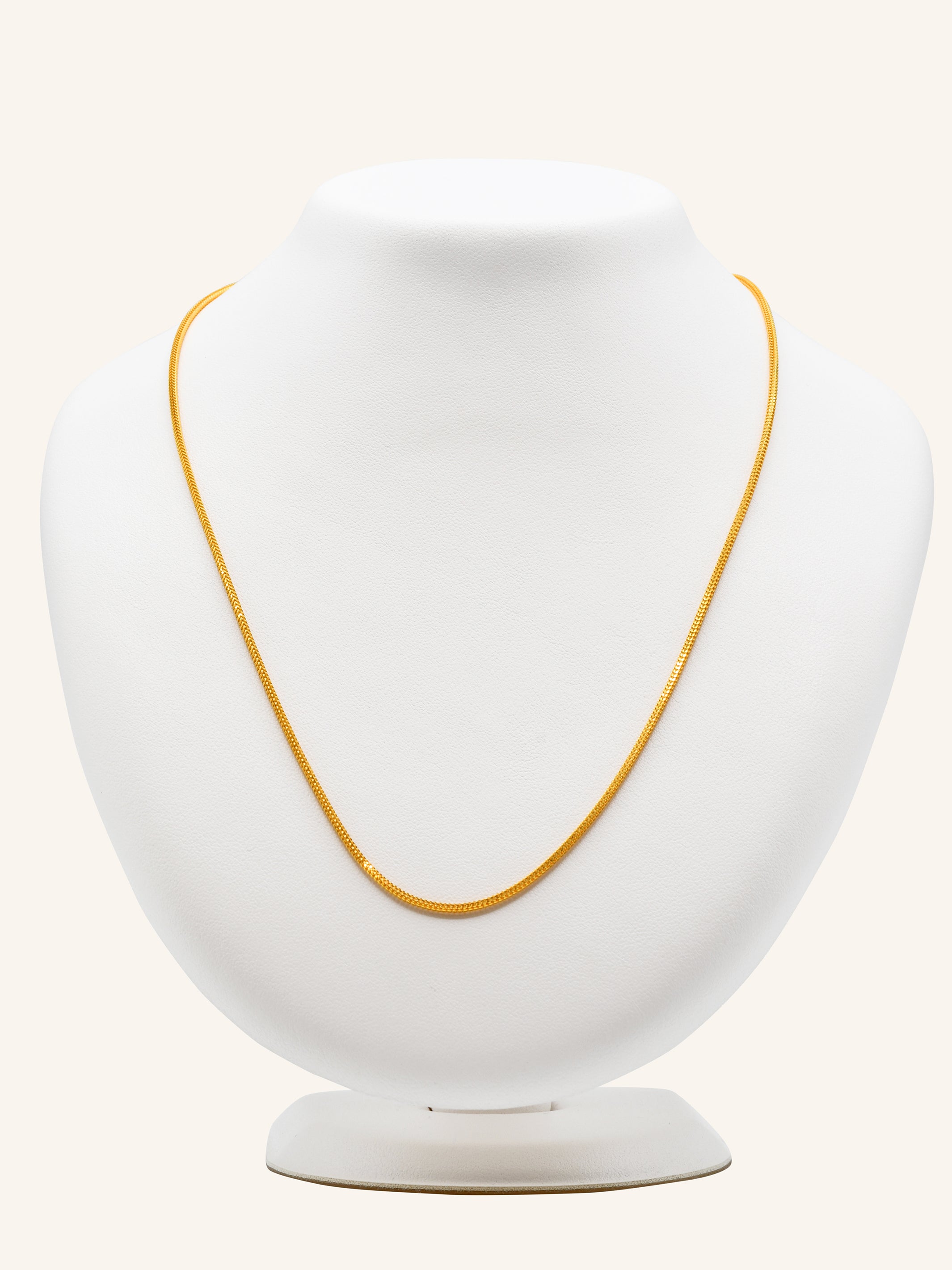 22ct Gold Chain 9.62 GMS - 60 CM - Roop Darshan