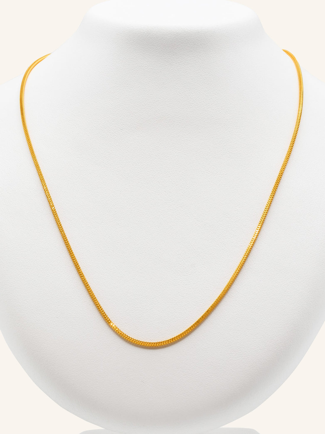 22ct Gold Chain - 60 cm - Roop Darshan