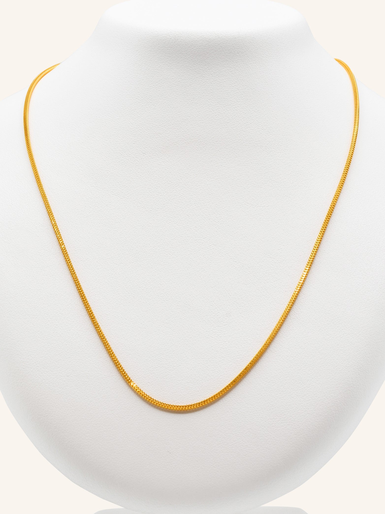 22ct Gold Chain - 60 cm - Roop Darshan