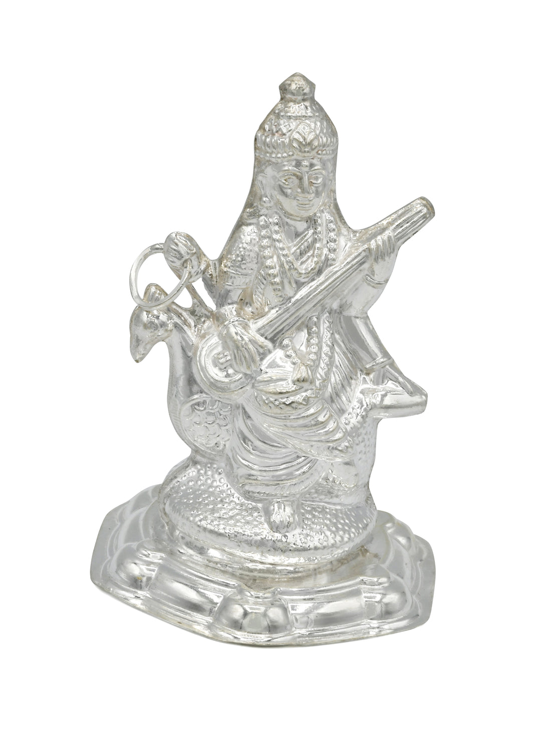 Silver Maa Saraswati Murti