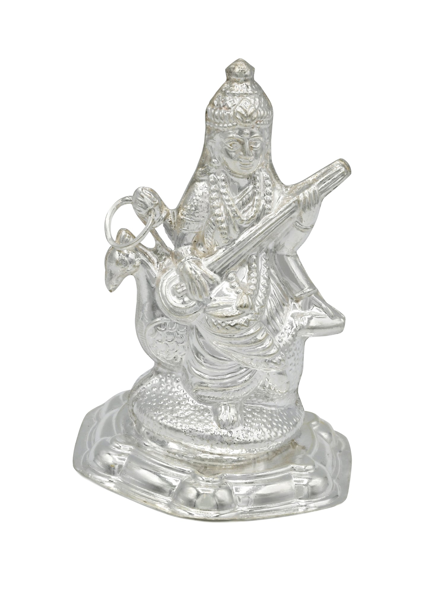 Silver Maa Saraswati Murti