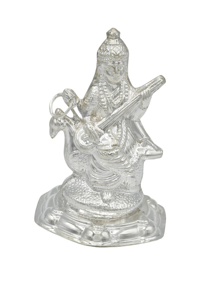Silver Maa Saraswati Murti