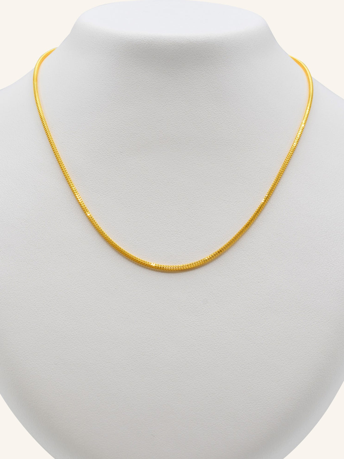 22ct Gold Chain - 40 cm - Roop Darshan