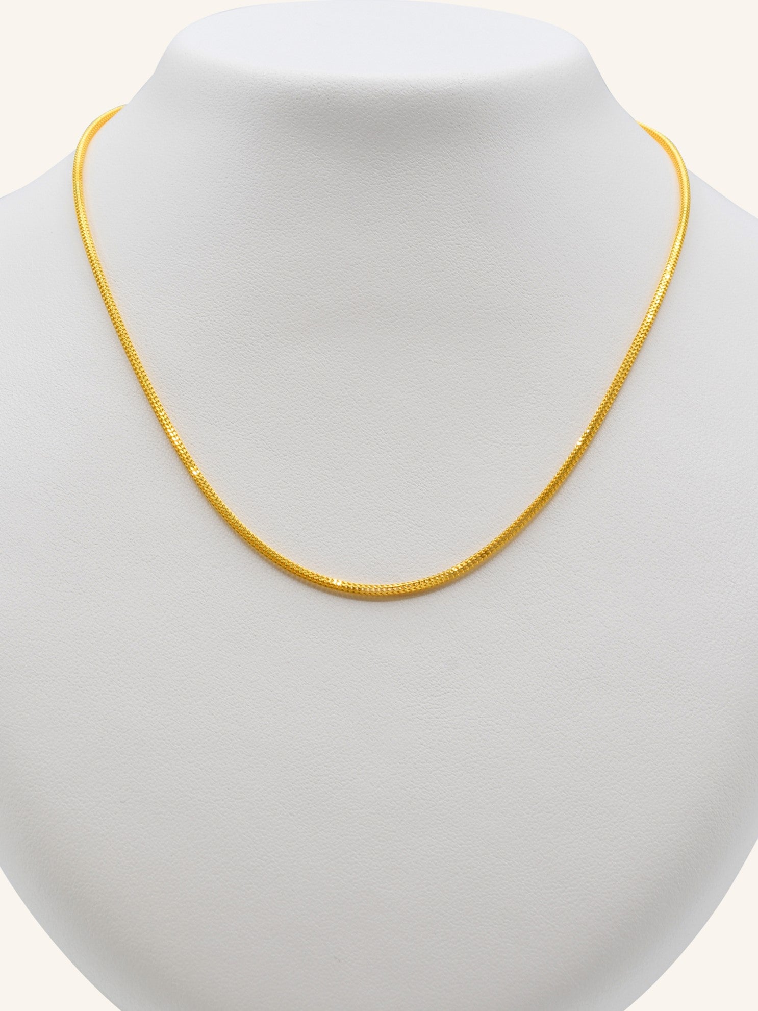 22ct Gold Chain - 40 cm - Roop Darshan