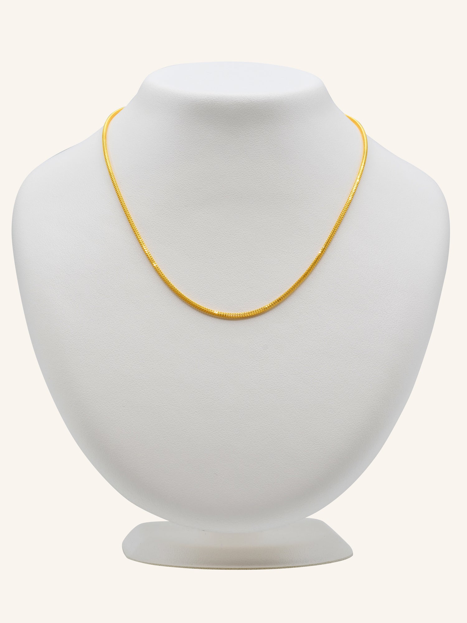 22ct Gold Chain 6.52 GMS - 40 CM - Roop Darshan