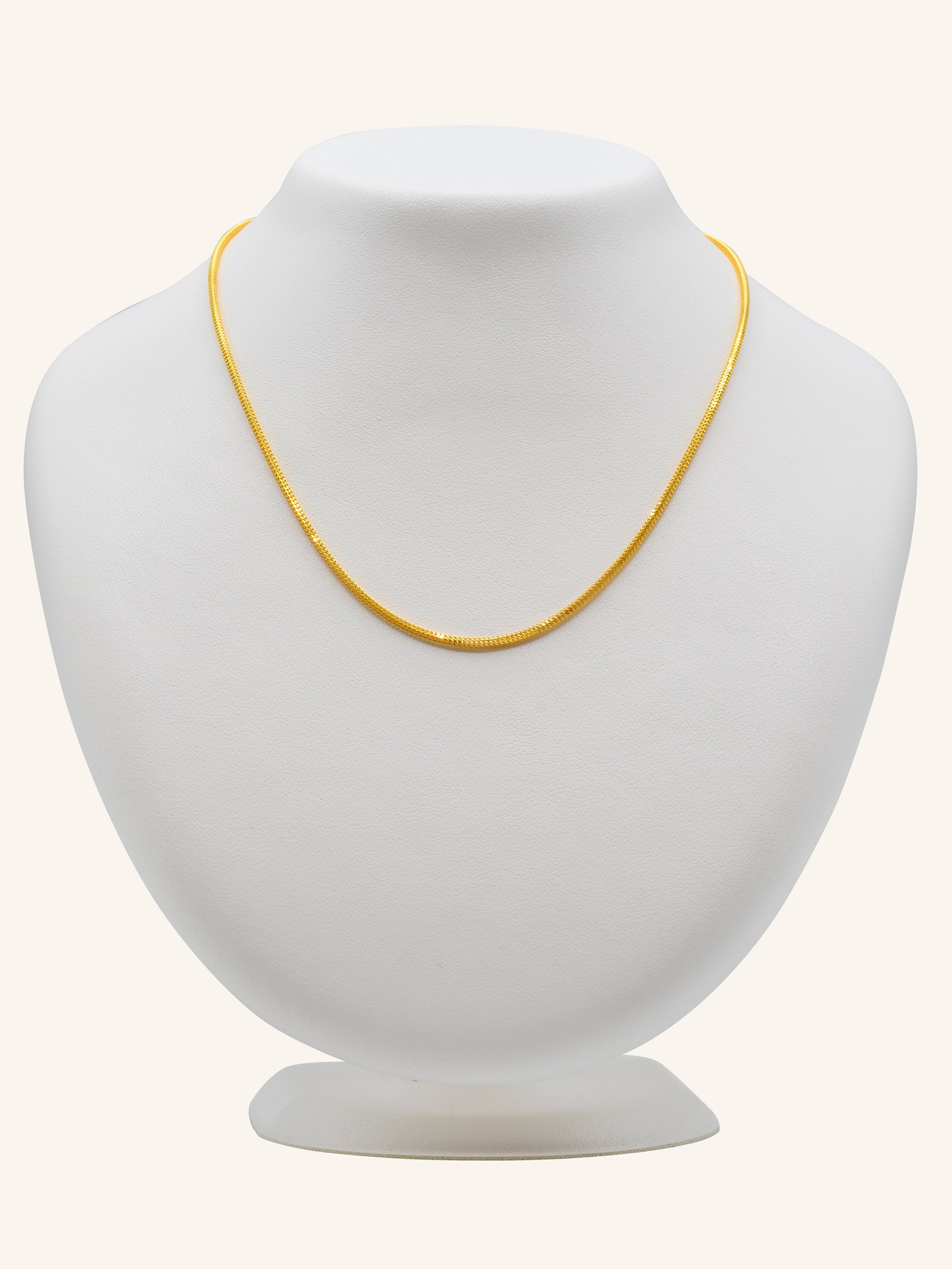 22ct Gold Chain 6.52 GMS - 40 CM - Roop Darshan