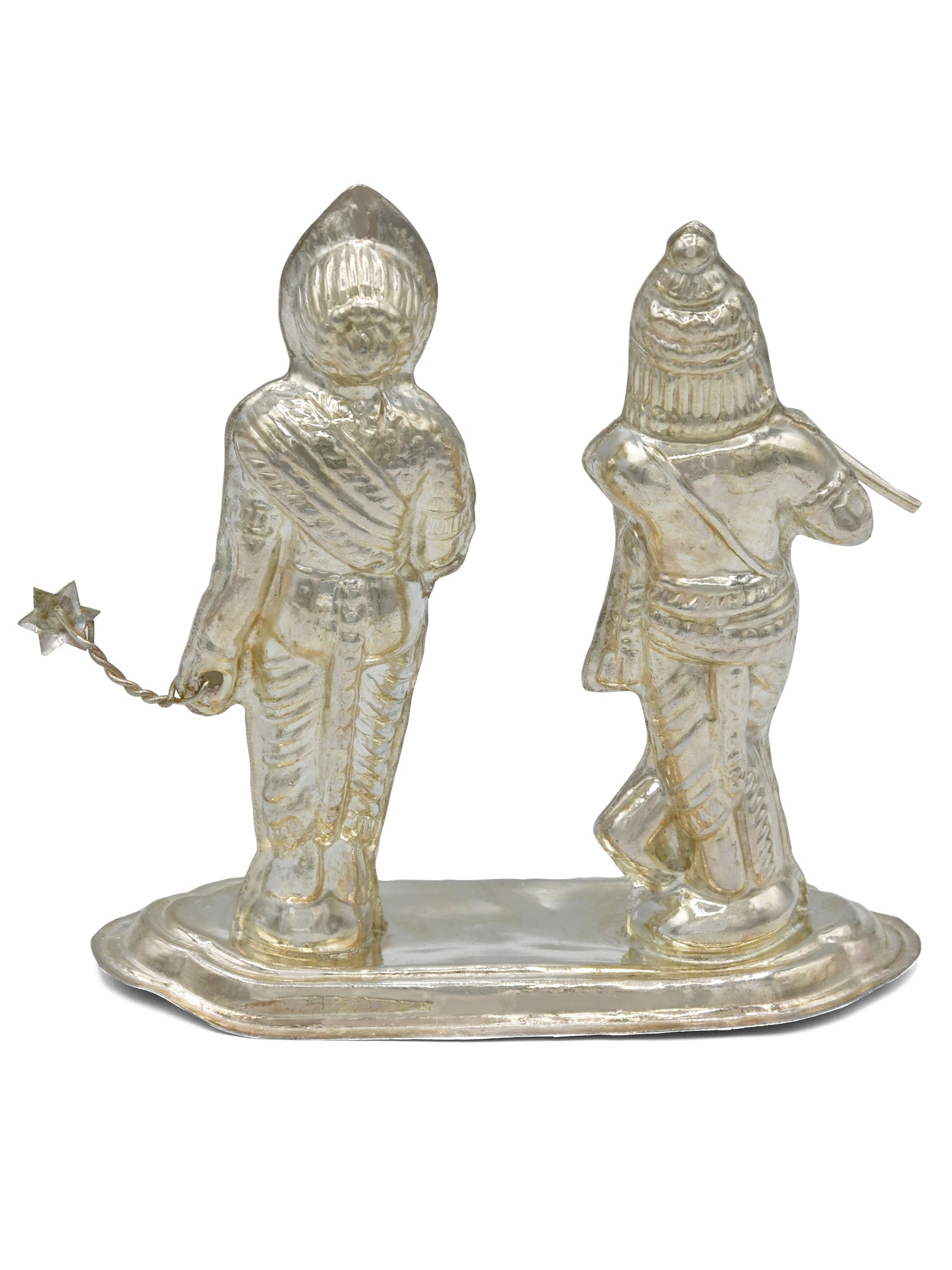 Silver Radhe Krishna Murti